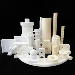 Alumina ceramic plates in various aesthetic styles