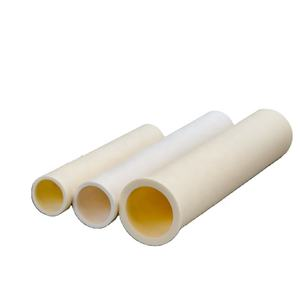 Alumina ceramic tube for crucible design in high-temperature ceramic systems.